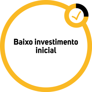 Baixo investimento inicial
